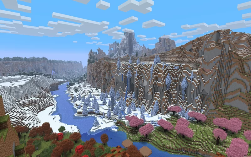 three of four seasons in a very mountainous region