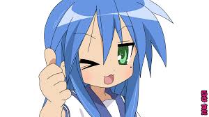 konata doing a thumbs up