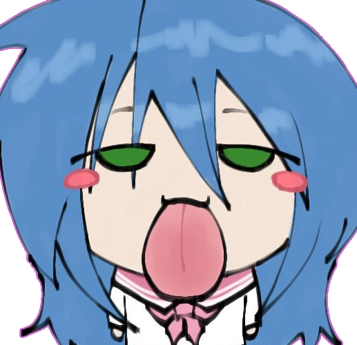 konata blepping